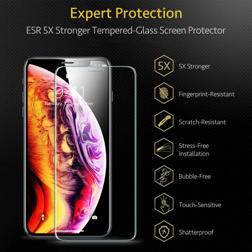 Szkło hartowane ESR Screen Shield do Apple iPhone 11 / Xr przezroczyste