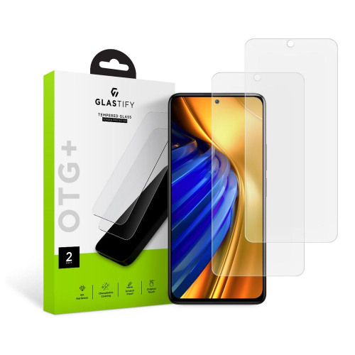 Szkło hartowane (2 szt.) Glastify OTG+ do Xiaomi Poco F4 5G