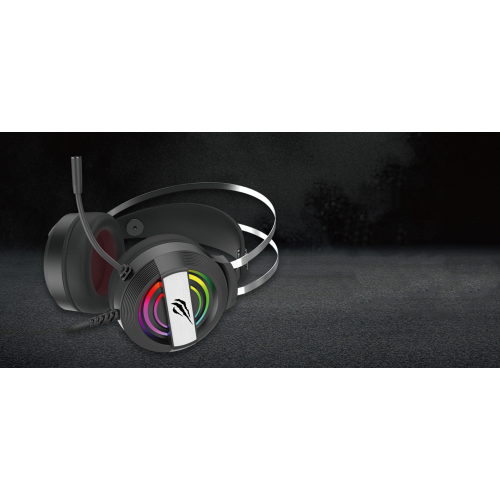 OUTLET Słuchawki gamingowe Havit GAMENOTE H2026d RGB USB+3.5mm