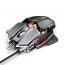 Przewodowa mysz gamingowa Inphic PG6 srebrno-czerwona