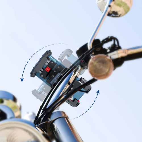Uniwersalny uchwyt na telefon Joyroom na rower motocykl czarny