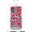 Etui PURO Glam Geo Flowers do Apple iPhone Xs / X red poppies