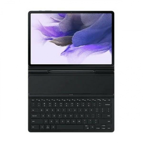 Oryginalne etui z klawiaturą Samsung Book Cover Keyboard Slim do Galaxy Tab S7+ / S7 FE czarne