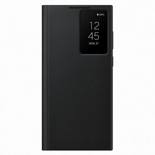 Etui Samsung Clear View Cover do Galaxy S22 Ultra czarne