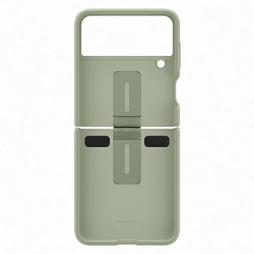 Etui SAMSUNG Clear Cover Ring do Galaxy Z Flip 3 oliwkowy