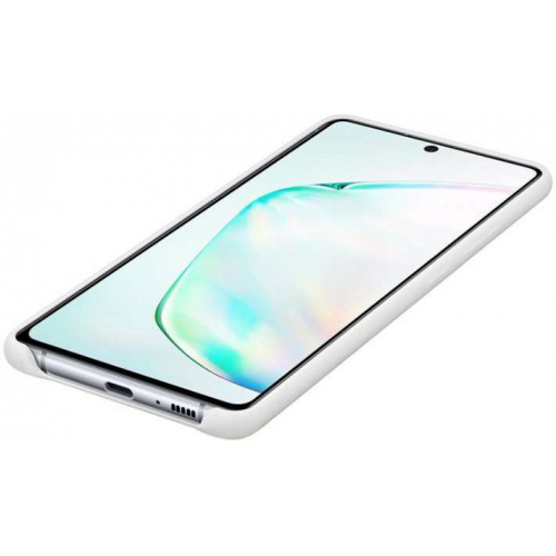 Etui SAMSUNG Silicone Cover do Samsung Galaxy S10 Lite biały (EF-PG770TWEGEU)
