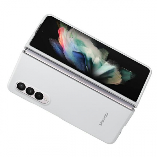 Etui Samsung Silicone Cover do Galaxy Z Fold 3 białe