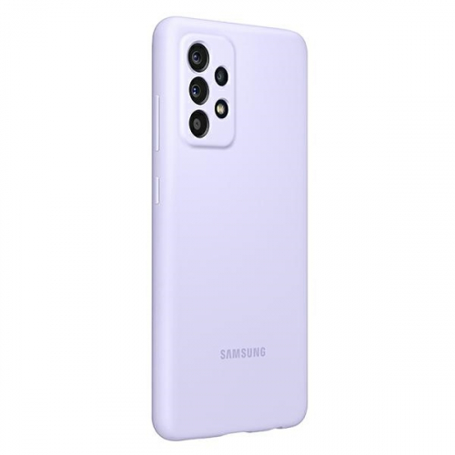 Etui Samsung Silicone Cover do Galaxy A72 fioletowe