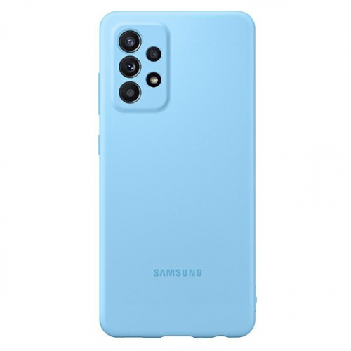 Etui Samsung Silicone Cover do Galaxy A52 5G niebieskie