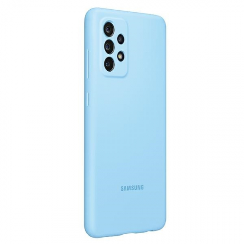 Etui Samsung Silicone Cover do Galaxy A72 niebieskie