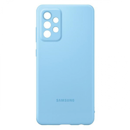 Etui Samsung Silicone Cover do Galaxy A72 niebieskie