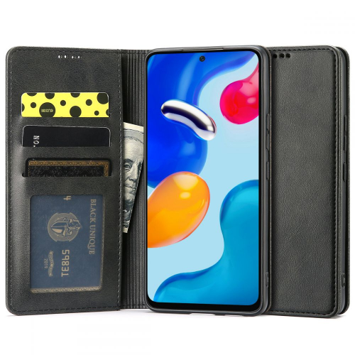Etui Tech-Protect Wallet Magnet do Xiaomi Redmi Note 11 / 11S czarne
