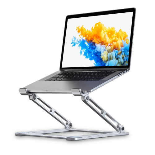 Regulowany stojak / podstawka pod laptopa Tech-Protect ProDesk srebrna