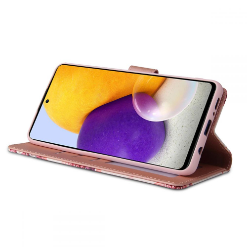 Etui Tech-Protect Wallet do Samsung Galaxy A72 różowe