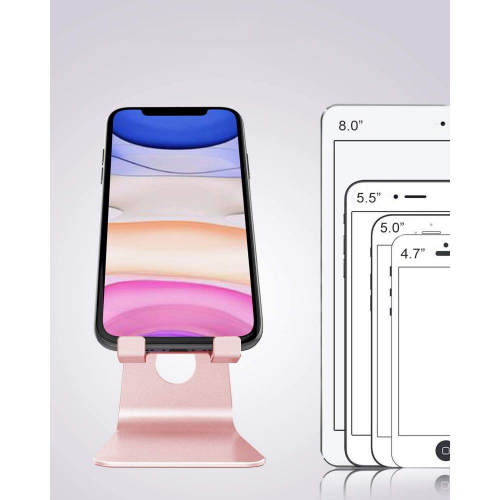 Stojak / uchwyt biurkowy Tech-Protect Z4A na telefon / tablet różowy