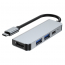 Adapter HUB 4w1 Tech-Protect V2 USB / USB-C / HDMI szary