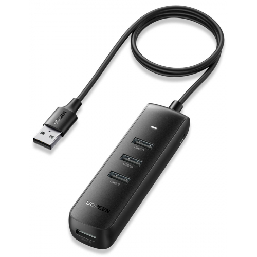 Adapter 4w1 UGREEN CM416 Hub USB do 4x USB czarny