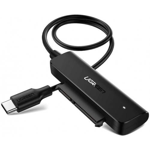 Adapter UGREEN USB-C 3.0 do dysku SATA 2.5", 50cm czarny