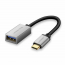 Adapter OTG USB-C 3.0 UGREEN aluminiowy srebrny