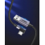 Kątowy kabel przewód UGREEN USB / USB Typ C 1m 3A szary