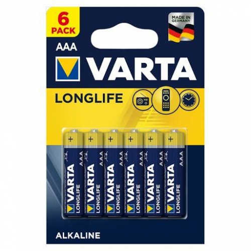 Baterie alkaliczne 6 sztuk VARTA Longlife LR3 AAA
