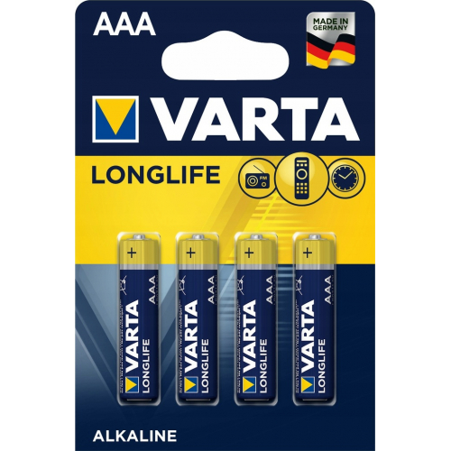 Baterie alkaliczne 4 sztuki VARTA Longlife LR3 AAA