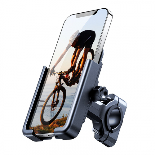 Wozinsky metalowy uchwyt na telefon do roweru, hulajnogi czarny