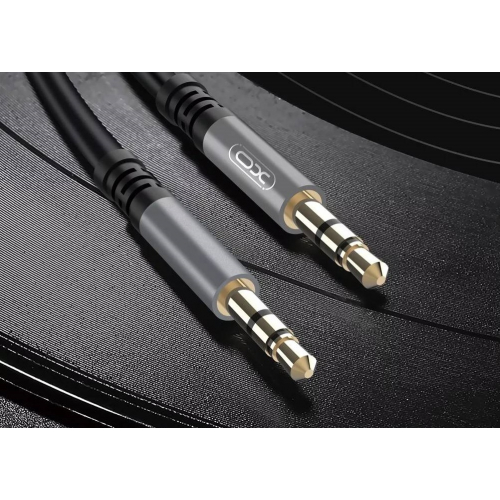 XO Kabel audio mini jack 3,5mm AUX 1m czarny