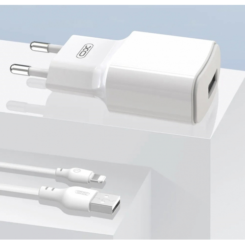 XO L73 Ładowarka sieciowa USB 2.4A + kabel USB-C
