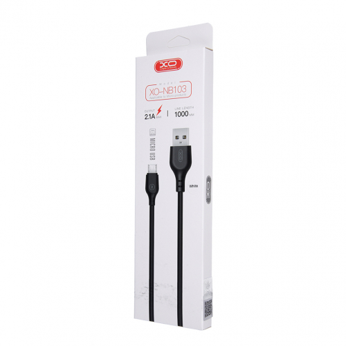 XO kabel NB103 USB - micro USB 1,0 m 2,1A biały