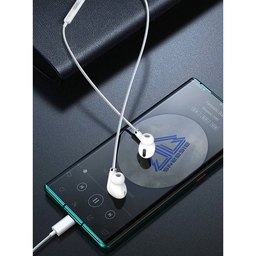Słuchawki przewodowe XO EP22 jack 3,5mm dokanałowe białe