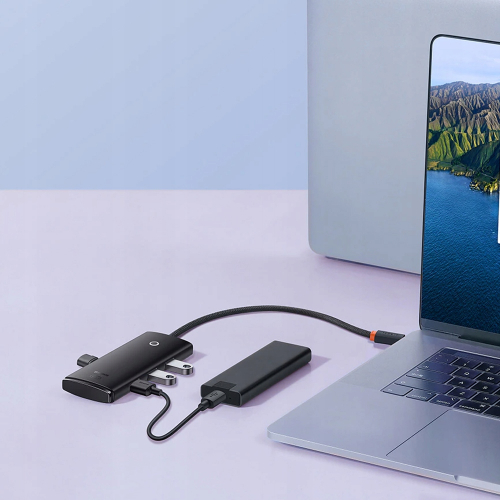 Adapter HUB Baseus USB-A do 4x USB-A 25cm
