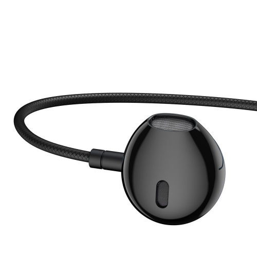 Baseus Encok H19 przewodowe douszne słuchawki 3,5 mm mini jack niebieski