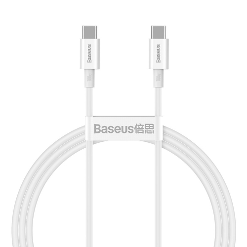 Baseus Superior kabel USB-C do USB-C QC / PD / FCP 100W 1m biały