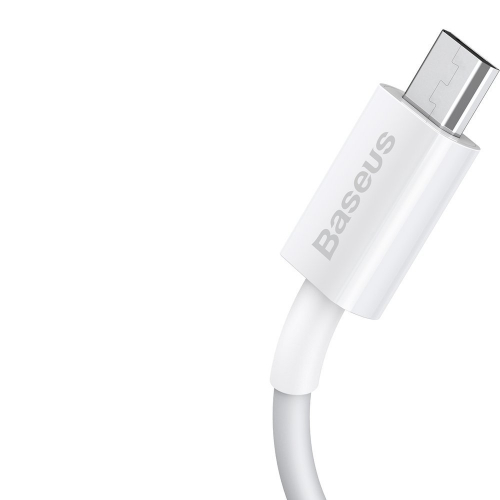 Kabel micro USB do USB Baseus Superior, 2A, 1m biały