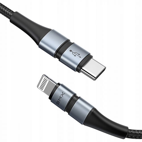 Kabel Baseus BMX MFI USB-C do Lightning PD 18W 1.2m czarny