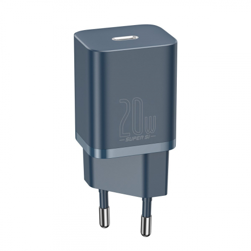 Ładowarka sieciowa Baseus Super Si USB-C PD 20W + kabel niebieska