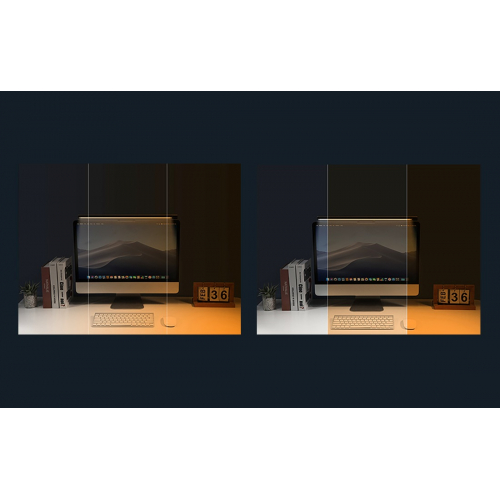 Lampa Baseus I-Wok Pro na monitor z klipsem i ściemniaczem czarna