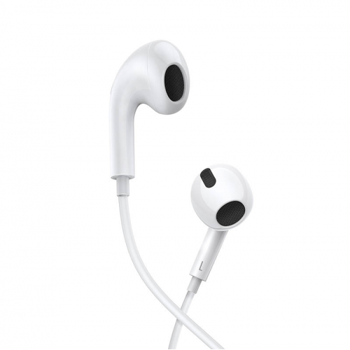 OUTLET Słuchawki douszne z mikrofonem USB-C Baseus Encok C17 białe