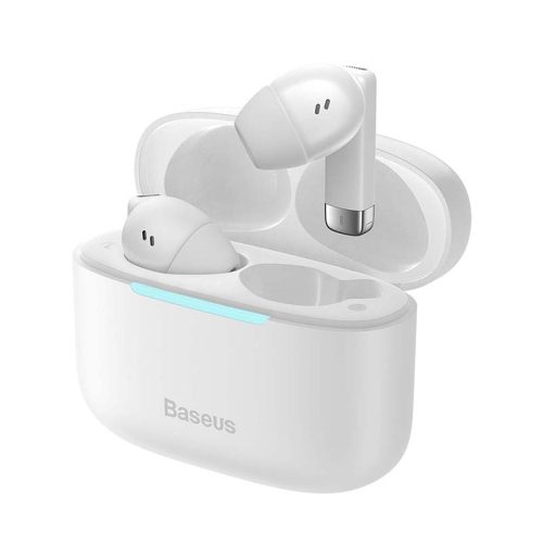 Bezprzewodowe słuchawki Baseus Bowie E9 TWS, Bluetooth 5.3 białe