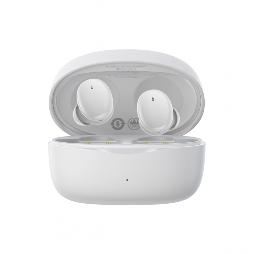 Bezprzewodowe słuchawki Baseus Bowie E2 TWS, Bluetooth 5.2 białe