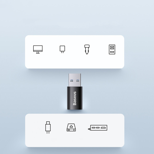 Adapter / przejściówka Baseus OTG USB-C do USB czarny