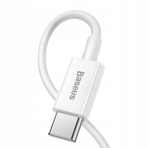 Baseus Superior kabel USB-C do Lightning iPhone PD 20W 0,25m biały