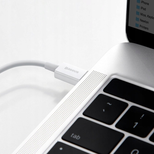 Baseus Superior kabel USB-C do Lightning iPhone PD 20W 2m biały
