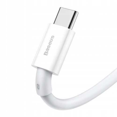 Kabel USB do USB-C Baseus Superior 66W 1m biały