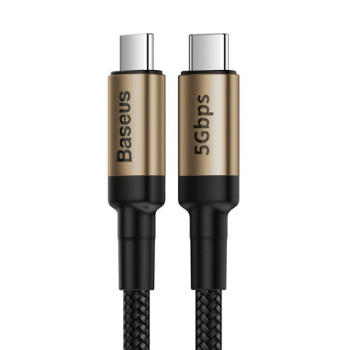 Kabel USB-C do USB-C Baseus Cafule PD3.1 60W 1m czarno-złoty