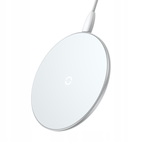 Ładowarka bezprzewodowa Qi 10W Baseus Simple Wireless Charger Visible biała
