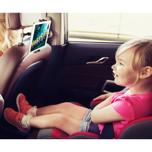 Baseus Backseat uchwyt na tablet / telefon do zagłówka czarny