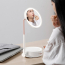 Baseus Smart Beauty lusterko lustro z lampką LED do makijażu i szufladką biały