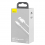 Kabel USB do Lightning (2 szt.) Baseus Simple Wisdom, 2.4A, 1.5m biały